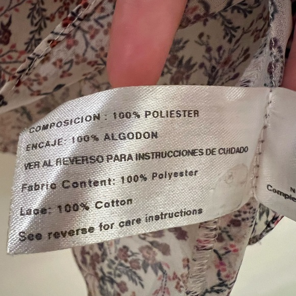 Floral Lace Women's Top - Multicolor - Picture 4 of 4